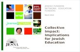 Collective Impact:  Implications for Jewish Education
