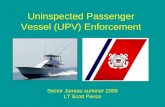 Uninspected Passenger Vessel (UPV) Enforcement