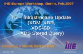 ITI – Infrastructure Update (XDM, XDR, XDS-SD,  XDS Stored Query)
