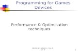 Performance & Optimisation techniques