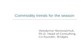 Commodity trends for the season