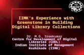 Dr. M.G. Sreekumar Centre for Development of Digital Libraries (CDDL)