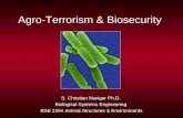 Agro-Terrorism & Biosecurity