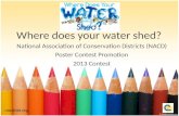 Where does your  water shed?