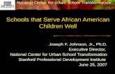 Schools that Serve African American Children Well