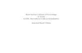 Rose-Hulman Institute of Technology K. Christ GL458, International Trade & Globalization