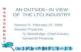 AN OUTSIDE--IN VIEW OF  THE LTCI INDUSTRY