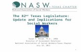 The 82 nd  Texas Legislature:  Update and Implications for Social Workers