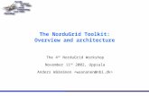 The NorduGrid Toolkit: Overview and architecture