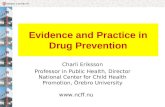Evidence and Practice in Drug Prevention