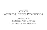 CS 635 Advanced Systems Programming