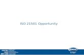 ISO 21501 Opportunity