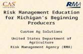 Risk Management Education for Michigan’s Beginning Producers