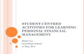 Student- centred  Activities for Learning Personal Financial Management