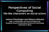 Perspectives of Social Computing life-like characters as social actors