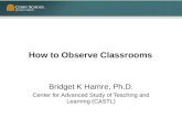 How to Observe Classrooms