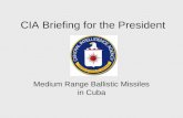 CIA Briefing for the President