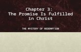 Chapter 3:  The Promise Is Fulfilled in Christ
