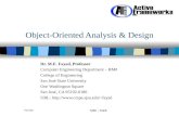 Object-Oriented Analysis & Design