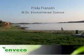 Frida Franzén M.Sc. Environmental Science