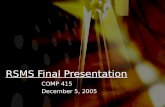 RSMS Final Presentation