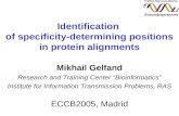 Identification  of specificity-determining positions in protein alignments
