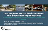Cris B. Liban, D.Env., P.E. Los Angeles County Metropolitan Transportation Authority