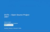 DVTk – Open Source Project 2007