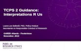 TCPS 2 Guidance:  Interpretations R Us