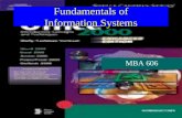 Fundamentals of Information Systems