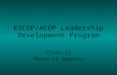 ESCOP/ACOP Leadership Development Program