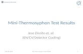 Mini-Thermosyphon Test Results