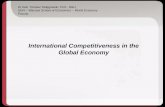 International Competitiveness in the Global Economy