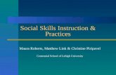 Social Skills Instruction & Practices