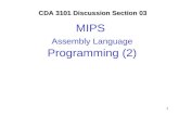 MIPS  Assembly Language  Programming (2)