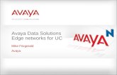 Avaya Data Solutions Edge networks for UC