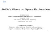 JAXA’s Views on Space Exploration
