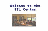 Welcome to the ESL Center