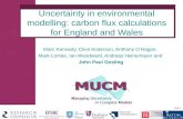 Uncertainty in environmental modelling: carbon flux calculations for England and Wales