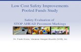 Low Cost Safety Improvements Pooled Funds Study Safety Evaluation of STOP AHEAD Pavement Markings