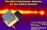 The Mini-Calorimeter detector for the AGILE mission