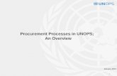 Procurement Processes in UNOPS;   An Overview