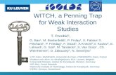 WITCH,  a  Penning Trap for Weak Interaction Studies