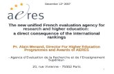 The new unified French evaluation agency for research and higher education: