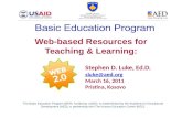 Web-based Resources for Teaching & Learning: