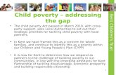 Child poverty – addressing the gap