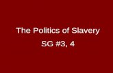The Politics of Slavery SG #3, 4
