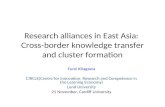 Research alliances in East Asia:  Cross-border knowledge transfer and cluster formation