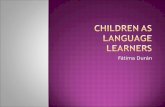 Children  as  language learners