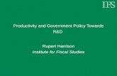 Productivity and Government Policy Towards R&D
